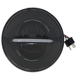 PartzBiz HD WP226-0101 - Pathfinder LED HD7CLB Black Classic 7 Headlight Plug n Play High Output Bright DRL 1991-2013 Harley Softail Touring FLD Motorcycle Power Sports 226-0101 2260101 PartzBiz HD WP226-0101 - Pathfinder LED HD7CLB Black Classic 7 Headlight Plug n Play High Output Bright DRL 1991-2013 Harley Softail Touring FLD Motorcycle Power Sports 226-0101 2260101