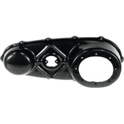 PartzBiz HD DS11070193 - Paughco B750 ฝาครอบหลักด้านนอกสีดำ Harley Knucklehead 36-54 1107-0193