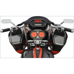 PartzBiz HD DS06011444 - Paul Yaffe 10 ” OEM Monkey Bars Chrome Ape Hangers แฮนด์บาร์ Harley FLHR FLTR | OEMB125-10 ซี