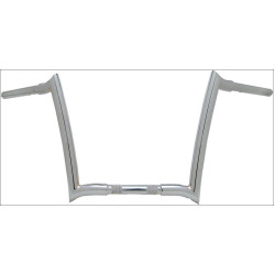 PartzBiz HD DS06013142 - Paul Yaffe 14 ” OEM Monkey Bars Chrome Ape Hangers แฮนด์บาร์ Harley FLHR FLTR | OEMB125-14 ซี