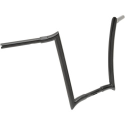 PartzBiz HD DS06013143 - Paul Yaffe 16 ” OEM Monkey Bars Black Ape Hangers แฮนด์บาร์ Harley FLHR FLTR | OEMB125-16 บี