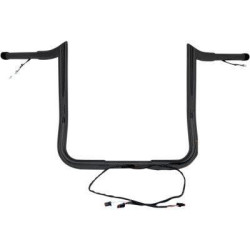 PartzBiz HD DS06015305C - Paul Yaffe Bagger Nation Black 1 1/4 ” แฮนด์ลิงแบบมีสาย Harley Touring 14-20 0601-5305 0601-5307 0601-5309 0601-5311 0601-5312 0601-5313 MBBPW-8 MBBPW-10 MBBPW-12 MBBPW-14 MBBPW-16