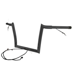 PartzBiz HD WP827-05614 - Paul Yaffe Bagger Nation Black 12 ” OE Monkey Bar Pre Wired Harley FLTR 15-Up 827-05614 OEMPW-15L-12 B ELECTRA ROAD STREET GLIDE KING ดีที่สุดสำหรับประสิทธิภาพ CUSTOM DAVIDSON