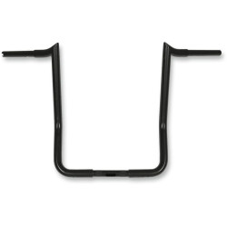 PartzBiz HD DS06013359 - Paul Yaffe Bagger Nation Black 16 ” แฮนด์บาร์ Monkey Harley 96-18 FLH/T | MBB125-16 บี-1