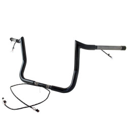 PartzBiz HD WP827-05608 - Paul Yaffe Bagger Nation Black 8 ” Monkey Bar Pre Wired Harley FLH Touring 14-Up 827-05608 MBBPW-8 B ELECTRA ROAD STREET GLIDE KING ดีที่สุดสำหรับประสิทธิภาพ CUSTOM DAVIDSON