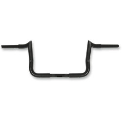 PartzBiz HD DS06013351 - Paul Yaffe Bagger Nation Black 8 ” แฮนด์บาร์ Monkey Harley 96-18 FLH/T | MBB125-8 บี-1