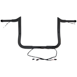 PartzBiz HD DS06015305 - Paul Yaffe Bagger Nation Black Wired แฮนด์ลิง 8” Harley Touring 14-Up
