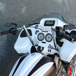 PartzBiz HD WP827-05613 - Paul Yaffe Bagger Nation Chrome 10 ” OE Monkey Bar Pre Wired Harley FLTR 15-Up 827-05613 OEMPW-15L-10 C ELECTRA ROAD STREET GLIDE KING ดีที่สุดสำหรับประสิทธิภาพ CUSTOM DAVIDSON