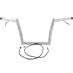 PartzBiz HD WP827-05615 - Paul Yaffe Bagger Nation Chrome 12 ” OE Monkey Bar Pre Wired Harley FLTR 15-Up 827-05615 OEMPW-15L-12 C ELECTRA ROAD STREET GLIDE KING ดีที่สุดสำหรับประสิทธิภาพ CUSTOM DAVIDSON