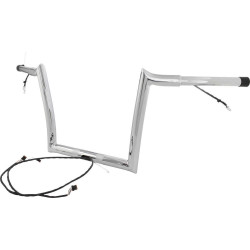 PartzBiz HD WP827-05619 - Paul Yaffe Bagger Nation Chrome 16 ” OE Monkey Bar Pre Wired Harley FLTR 15-Up 827-05619 OEMPW-15L-12 C ELECTRA ROAD STREET GLIDE KING ดีที่สุดสำหรับประสิทธิภาพ CUSTOM DAVIDSON