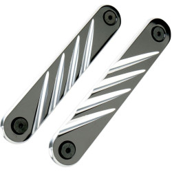 PartzBiz HD DS04120197 - Paul Yaffe Bagger Nation Yafterburner Black Harley FLHX เครื่องกำจัดสัญญาณไฟเลี้ยว | YTSE-SG-B