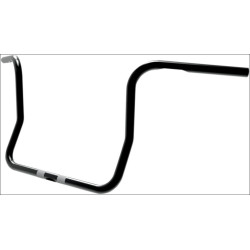 PartzBiz HD DS06011821 - Paul Yaffe Bagger Nation 51530512BK สีดำ 12 ” Rise 1 ” Classic Bagger Apes แฮนด์ 99-18 Harley Dresser Touring 06011821 0601-1821