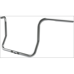 PartzBiz HD DS06011820 - Paul Yaffe Bagger Nation 51530512CH Chrome 12 ” Rise 1 ” Classic Bagger Apes แฮนด์บาร์ 99-18 Harley Touring Dresser 06011820 0601-1820