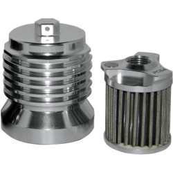 PartzBiz HD DS07120219 - PC Racing PCS4C Polished Flo Oil Filter Reusable 35 Microns PartzBiz HD DS07120219 - PC Racing PCS4C Polished Flo Oil Filter Reusable 35 Microns