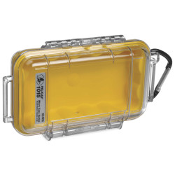 PartzBiz HD TR570257 - Pelican 1015 Yellow & Clear Micro Case Portable Electronics Cameras Cell Phones | 1015-007-100 PartzBiz HD TR570257 - Pelican 1015 Yellow & Clear Micro Case Portable Electronics Cameras Cell Phones | 1015-007-100