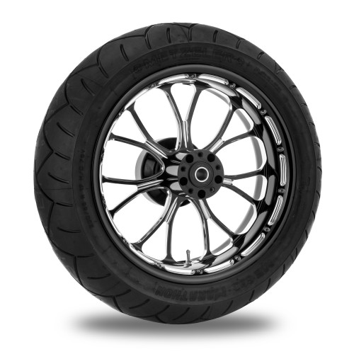 PartzBiz HD: 4407806-Performance Machine ล้อหลัง Black Heathen 17” ยางแพ็คเกจ Harley 09-15 ABS | เครื่องสมรรถนะ PartzBiz HD: 4407806-Performance Machine ล้อหลัง Black Heathen 17” ยางแพ็คเกจ Harley 09-15 ABS | เครื่องสมรรถนะ