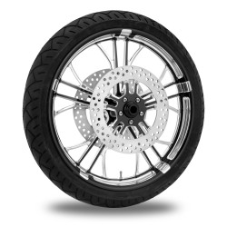 PartzBiz HD TRPM8094 - Performance Machine 21” ล้อหน้า Black Dixon Wheel Tyre Rotor Package Harley 14-15 | เครื่องสมรรถนะ