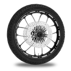 PartzBiz HD TRPM8096 - Performance Machine 21” ล้อหน้า Black Heathen Wheel Tyre Rotor PKG Harley 14-15 | เครื่องสมรรถนะ