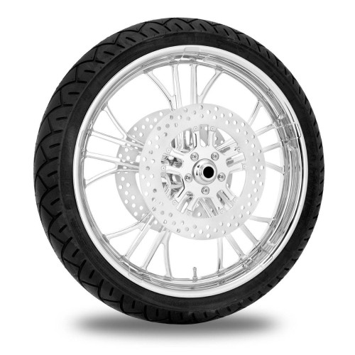 PartzBiz HD: 4407770-Performance Machine 21” Front Chrome Dixon Wheel Rotor Package Harley 08-16 ABS | เครื่องสมรรถนะ PartzBiz HD: 4407770-Performance Machine 21” Front Chrome Dixon Wheel Rotor Package Harley 08-16 ABS | เครื่องสมรรถนะ
