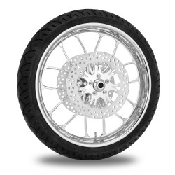 PartzBiz HD TRPM8026 - Performance Machine 21 ” Front Chrome Heathen Wheel Rotor PKG Harley 08-13 ABS | เครื่องสมรรถนะ PartzBiz HD TRPM8026 - Performance Machine 21 ” Front Chrome Heathen Wheel Rotor PKG Harley 08-13 ABS | เครื่องสมรรถนะ