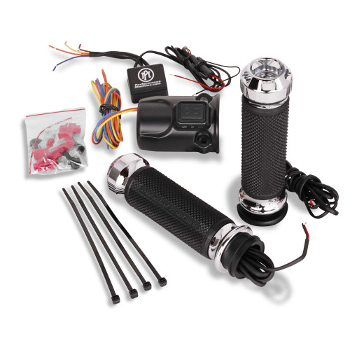 PartzBiz HD: 4407718-Performance Machine Apex Heated Grips Contrast Cut Harley Road Glide TBW 15-Up PartzBiz HD: 4407718-Performance Machine Apex Heated Grips Contrast Cut Harley Road Glide TBW 15-Up