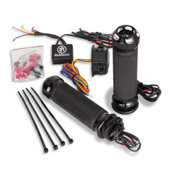 PartzBiz HD PM0063-2092-BM - Performance Machine Apex Heated Grips Contrast Cut Dual Cable Throttle Harley 84-21 PartzBiz HD PM0063-2092-BM - Performance Machine Apex Heated Grips Contrast Cut Dual Cable Throttle Harley 84-21