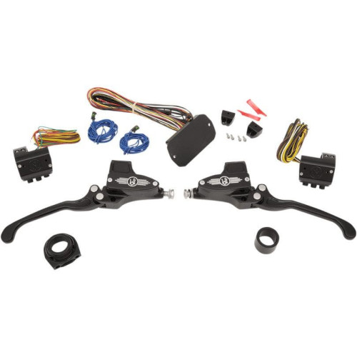 PartzBiz HD: 4407691-Performance Machine Black Contrast 9/16 Can Bus Handlebar Control Kit Hydraulic | 0062-4024-BM PartzBiz HD: 4407691-Performance Machine Black Contrast 9/16 Can Bus Handlebar Control Kit Hydraulic | 0062-4024-BM
