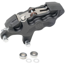 PartzBiz HD PM0051-2915-SMB - Performance Machine Black Ops 11.5 Left Side 6 Piston Calipers for 00-15 Harley - 0051-2915-SMB PartzBiz HD PM0051-2915-SMB - Performance Machine Black Ops 11.5 Left Side 6 Piston Calipers for 00-15 Harley - 0051-2915-SMB