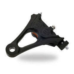 PartzBiz HD PM1256-0077-SMB - Performance Machine Black Ops Rear Brake Integrated Caliper Harley Softail 08-14 - 1256-0077-SMB PartzBiz HD PM1256-0077-SMB - Performance Machine Black Ops Rear Brake Integrated Caliper Harley Softail 08-14 - 1256-0077-SMB