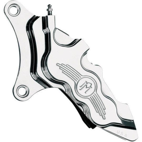 PartzBiz HD: 4407611-Performance Machine Chrome 13.0 Left Side 6 Piston Calipers for 00-13 Harley Davidson Models | 0051-2917-CH PartzBiz HD: 4407611-Performance Machine Chrome 13.0 Left Side 6 Piston Calipers for 00-13 Harley Davidson Models | 0051-2917-CH