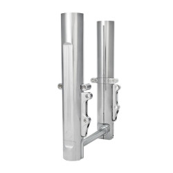 PartzBiz HD PM0208-2052-CH - Performance Machine PM Chrome Dual Disc Lower Legs Sliders 00-07 FLH | Performance Machine PartzBiz HD PM0208-2052-CH - Performance Machine PM Chrome Dual Disc Lower Legs Sliders 00-07 FLH | Performance Machine