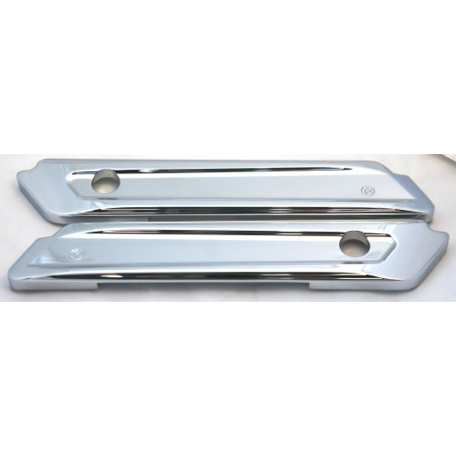 PartzBiz HD: 4407575-Performance Machine PM Chrome Scallop Saddlebag Latch Hinge ครอบคลุม Harley 14-17 | 0200-2008-ช PartzBiz HD: 4407575-Performance Machine PM Chrome Scallop Saddlebag Latch Hinge ครอบคลุม Harley 14-17 | 0200-2008-ช