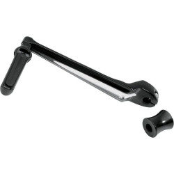 PartzBiz HD PM0034-1080-BM - Performance Machine PM Black Contrast Cut Toe Shift Lever Harley FLH & 00-15 S/T | 0034-1080-BM