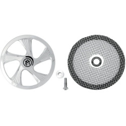 PartzBiz HD PM0206-2009 & PM0206-2010ELE-CH - Performance Machine Faceplate Upgrade Kit for Arlen Ness Air Cleaner Harley PartzBiz HD PM0206-2009 & PM0206-2010ELE-CH - Performance Machine Faceplate Upgrade Kit for Arlen Ness Air Cleaner Harley
