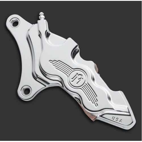 PartzBiz HD: 4407480-Performance Machine Front Left 6-Piston Chrome Brake Caliper for Harley 13" | 0051-2913-CH PartzBiz HD: 4407480-Performance Machine Front Left 6-Piston Chrome Brake Caliper for Harley 13" | 0051-2913-CH