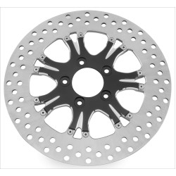 PartzBiz HD PM0133-1800HEAS-BMP - Performance Machine Heathen Paramount Black Platinum Cut Front 11.8" Brake Rotor | 0133-1800HEAS-BMP PartzBiz HD PM0133-1800HEAS-BMP - Performance Machine Heathen Paramount Black Platinum Cut Front 11.8" Brake Rotor | 0133-1800HEAS-BMP
