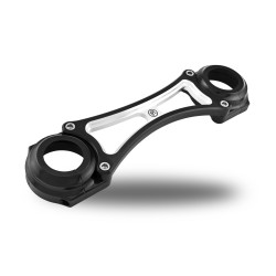 PartzBiz HD PM0208-2124-BM - Performance Machine PM Billet 49mm Black Contrast Fork Brace for Harley Dyna FXD | 0208-2124-BM PartzBiz HD PM0208-2124-BM - Performance Machine PM Billet 49mm Black Contrast Fork Brace for Harley Dyna FXD | 0208-2124-BM