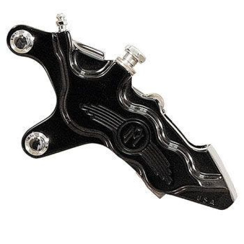 PartzBiz HD: 4407456-Performance Machine PM Black 6 Piston 13" Front Left Side Caliper 00-20 Harley PartzBiz HD: 4407456-Performance Machine PM Black 6 Piston 13" Front Left Side Caliper 00-20 Harley