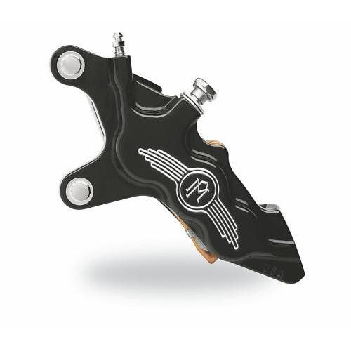 PartzBiz HD: 4407458-Performance Machine PM Black Contrast Cut 6 Piston 13" Front Left Side Caliper Harley - 0051-2917-BM PartzBiz HD: 4407458-Performance Machine PM Black Contrast Cut 6 Piston 13" Front Left Side Caliper Harley - 0051-2917-BM