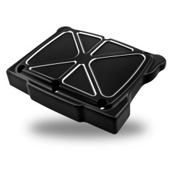 PartzBiz HD PM0177-2055-BM - Performance Machine PM Black Contrast Cut Formula Rocker Box Cover Harley 99-16 | 0177-2055-BM PartzBiz HD PM0177-2055-BM - Performance Machine PM Black Contrast Cut Formula Rocker Box Cover Harley 99-16 | 0177-2055-BM