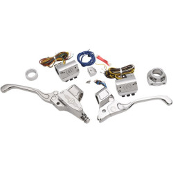 PartzBiz HD PM0062-4019-CH - Performance Machine PM Chrome 9/16 Handlebar Controls Cable Clutch 3 Button | 0062-4019-CH PartzBiz HD PM0062-4019-CH - Performance Machine PM Chrome 9/16 Handlebar Controls Cable Clutch 3 Button | 0062-4019-CH