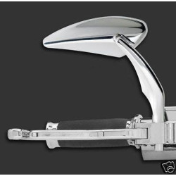 PartzBiz HD PM0064-2006-CH / PM0064-2007-CH - Performance Machine PM Chrome Torque Handlebar Mirrors Pair Left & Right Harley Metric PartzBiz HD PM0064-2006-CH / PM0064-2007-CH - Performance Machine PM Chrome Torque Handlebar Mirrors Pair Left & Right Harley Metric