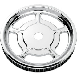 PartzBiz HD PM0093-7268UNVL-CH - Performance Machine PM Chrome Universal 68t Rear Cush Drive Belt Pulley Harley | 0093-7268UNVL-CH
