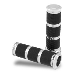 PartzBiz HD PM0063-2087-CH - Performance Machine PM XLS Chrome Contour Renthal Hand Grips TBW 08-17 | 0063-2087-CH PartzBiz HD PM0063-2087-CH - Performance Machine PM XLS Chrome Contour Renthal Hand Grips TBW 08-17 | 0063-2087-CH