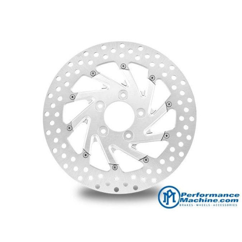 PartzBiz HD: 4407374-Performance Machine PM Del Rey Chrome ด้านหลังขวา 11.5 ” Brake Rotor Harley | 0133-1523REYRS-CH PartzBiz HD: 4407374-Performance Machine PM Del Rey Chrome ด้านหลังขวา 11.5 ” Brake Rotor Harley | 0133-1523REYRS-CH