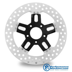 PartzBiz HD PM0133-1802FRMS-BMP - Performance Machine PM Formula Black Platinum Rear 11.8" Brake Rotor Harley | 0133-1802FRMS-BMP PartzBiz HD PM0133-1802FRMS-BMP - Performance Machine PM Formula Black Platinum Rear 11.8" Brake Rotor Harley | 0133-1802FRMS-BMP