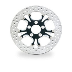 PartzBiz HD PM0133-1800GATS-BMP - Performance Machine PM Luxe Gatlin Black Platinum Cut 11.8 Front Brake Rotor | 0133-1800GATS-BMP PartzBiz HD PM0133-1800GATS-BMP - Performance Machine PM Luxe Gatlin Black Platinum Cut 11.8 Front Brake Rotor | 0133-1800GATS-BMP