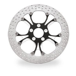 PartzBiz HD PM0133-3015GATS-BMP - Performance Machine PM Luxe Gatlin Black Platinum Cut Front 13" Brake Rotor | 0133-3015GATS-BMP PartzBiz HD PM0133-3015GATS-BMP - Performance Machine PM Luxe Gatlin Black Platinum Cut Front 13" Brake Rotor | 0133-3015GATS-BMP