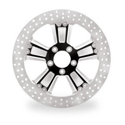 PartzBiz HD PM0133-3015SHOS-BMP - Performance Machine PM Shock Black Platinum Cut Front 13" Brake Rotor Harley | 0133-3015SHOS-BMP PartzBiz HD PM0133-3015SHOS-BMP - Performance Machine PM Shock Black Platinum Cut Front 13" Brake Rotor Harley | 0133-3015SHOS-BMP
