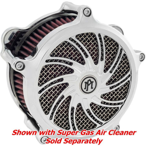 PartzBiz HD: 4407289-Performance Machine PM Supra Chrome Super Gas ไส้กรองอากาศเท่านั้น | 0206-2010SUP-CH